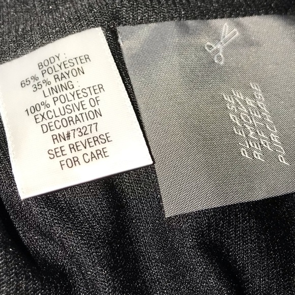 Simply Vera Dress, Black, Sleeveless, XS, NWT! - Picture 15 of 16